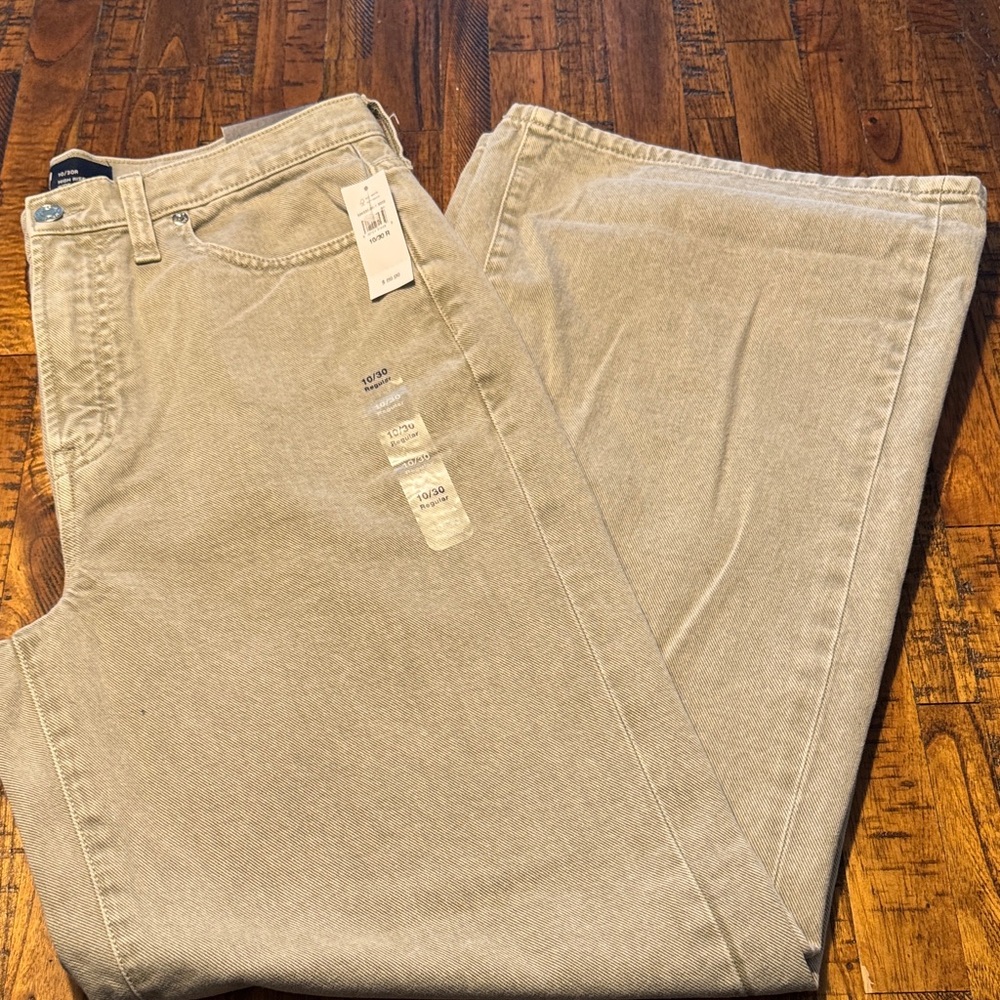 GAP Women's High Rise Wide Leg Denim